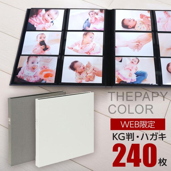 ナカバヤシ アルバム 大容量 KG判 はがきサイズ ポストカード 6面