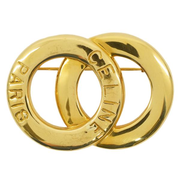 超希少 CELINE ヴィンテージ Cロゴ ブローチ 【公式通販】