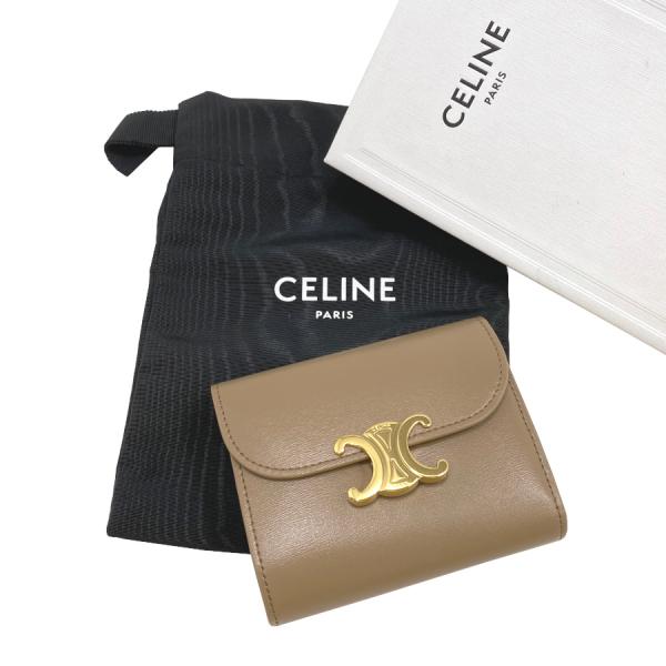 CELINE（セリーヌ） 【新品】セリーヌ 折り財布 スモール フラップ