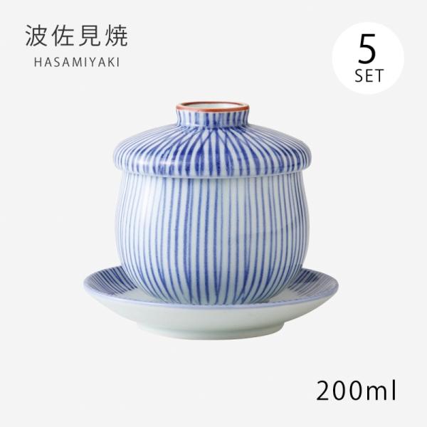 美濃唐津 蒸し碗セット5客 美濃唐津 蒸し碗セット5客 美濃唐津 蒸し碗