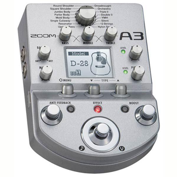 ZOOM A3 アコースティックギター用マルチ(ACアダプター付属)[Pre-Amp