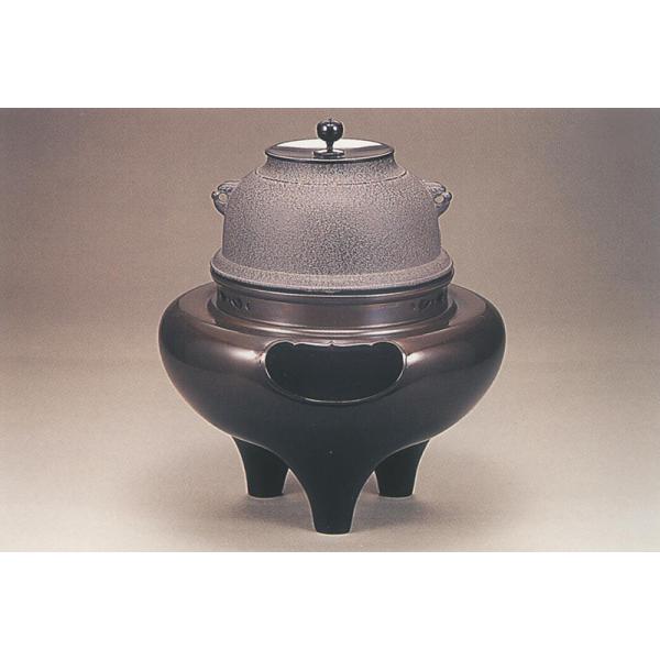 □唐銅朝鮮風炉 / 釜師 菊池政光 茶釜 / 電熱器 セット 唐銅風炉
