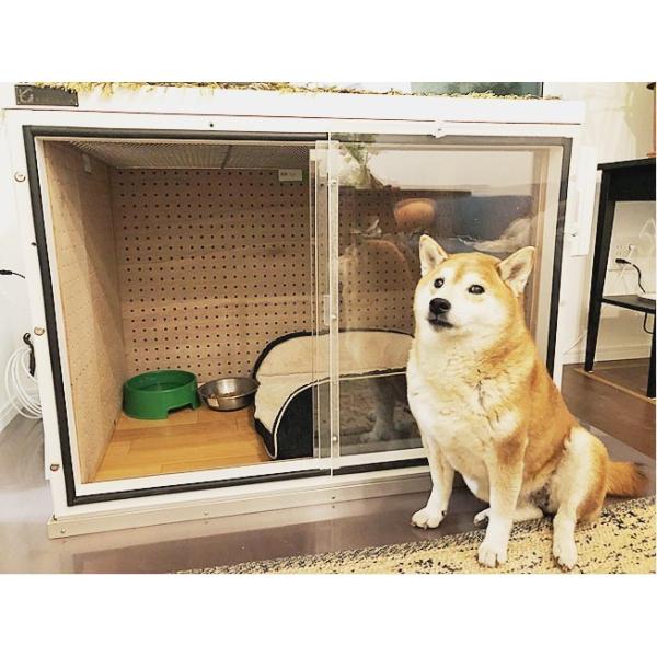 防音犬小屋 防音犬ケージ 犬防音ハウス 犬防音室 電源換気扇付き