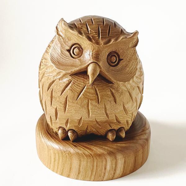 木彫りのふくろう