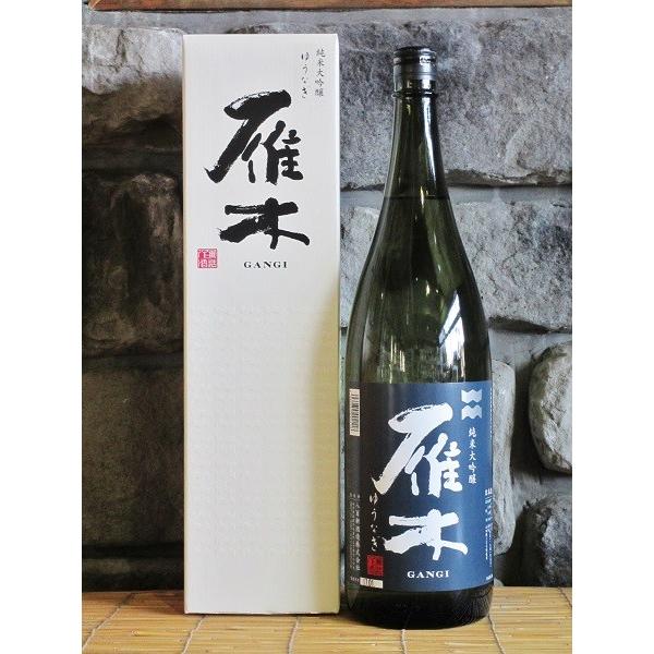 日本酒 雁木 純米大吟醸 ゆうなぎ 化粧箱入り 1800ml 山口県 : リカー