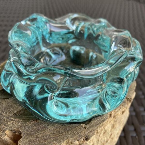 灰皿 アッシュトレイ スタンド付 ガラスオブジェ 4タイプ ガラス細工