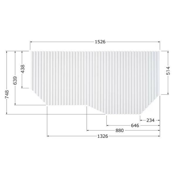 トクラス 風呂ふた 750x1566mm 新品未使用 FFDGDW9AB 【公式通販】