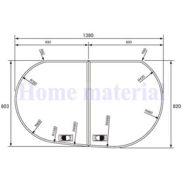 Panasonic（パナソニック） 送料無料 お風呂のふた （松下電工