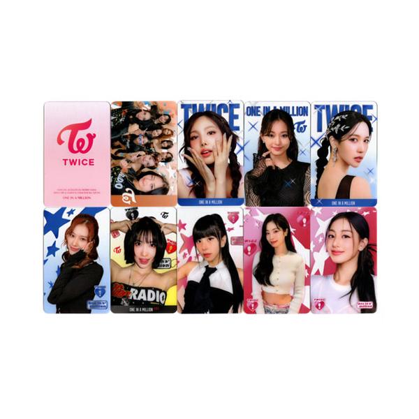 送料無料・速達】 TWICE グッズ - 透明 フォト トレカ カード セット