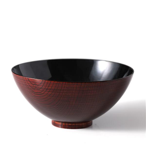山田平安堂 【継承工房】 めし椀 薄挽 木地溜 お椀/漆塗り/木製 : 漆器