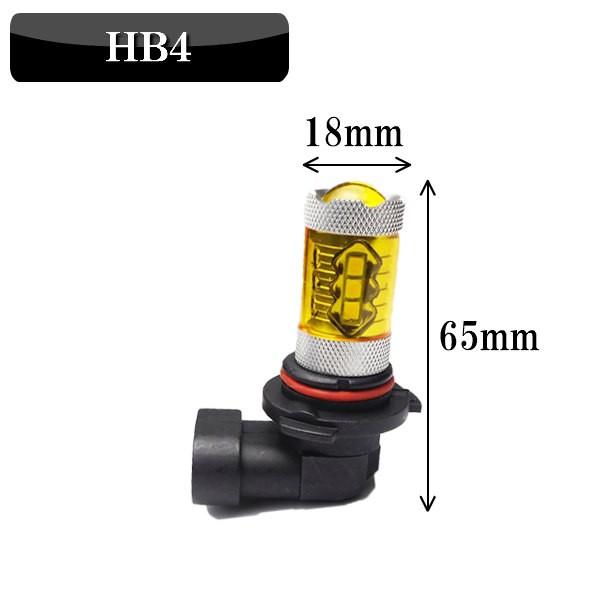 LED フォグランプ イエロー H8 H11 H16 HB4 車検対応 12V 24V対応 汎用