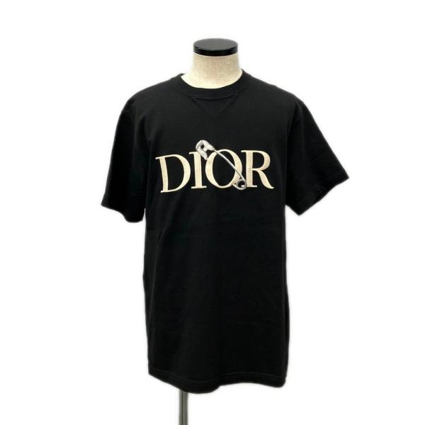 美品 ディオール・オム ロゴ刺繍 半袖Tシャツ メンズ SIZE L DIOR