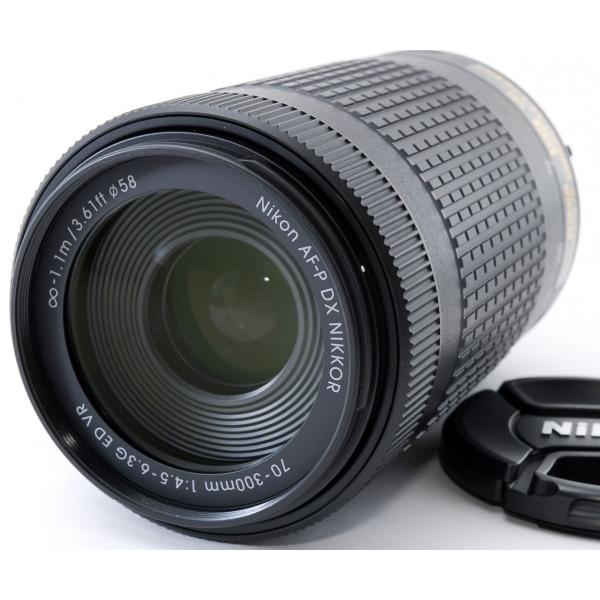 Nikon望遠レンズ 70-300mm ニコン AF-P DX NIKKOR 70-300mm f/4.5-6.3G