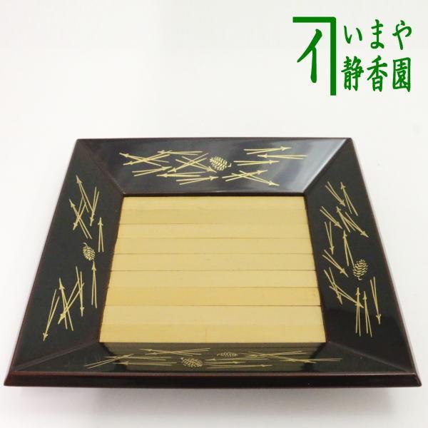 茶道具 菓子器 干菓子器 松葉松子蒔絵 而妙斎好写し 久世宗春作 而妙斎