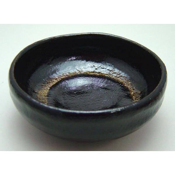 茶道具/楽茶碗 佐々木松楽 馬上杯 黒楽 松楽窯 茶道具 抹茶茶碗