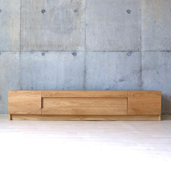 柏木工/KASHIWA オーク無垢材 テレビボード 180cm TV台ローボード