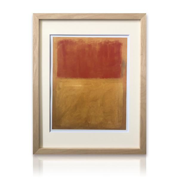 マーク・ロスコ B2白パネルアルミフレーム マーク・ロスコ アート