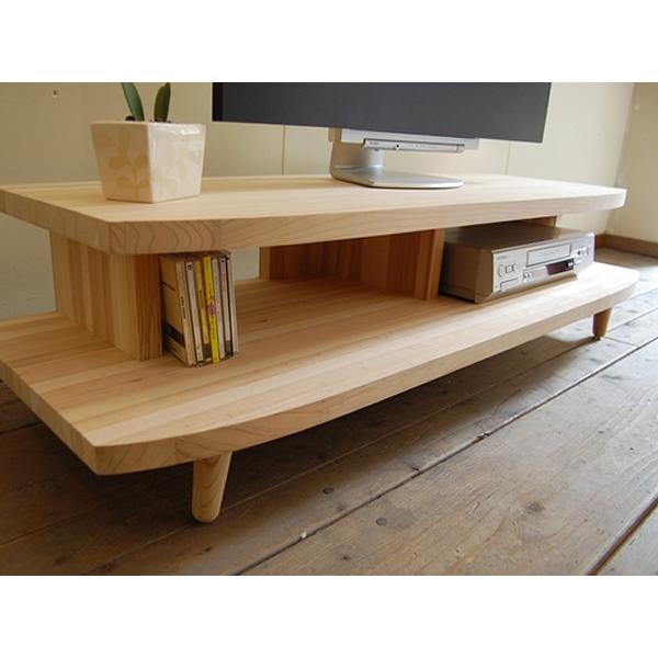 テレビ台 ローボード 幅130 無垢 杉 天然木 木製 収納 北欧 おしゃれ