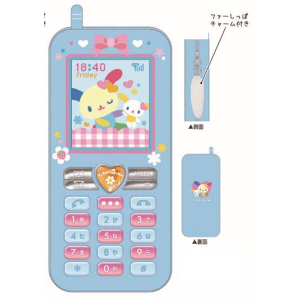 クラ135537 サンリオキャラクターズ ガラケー型ペンケース水色