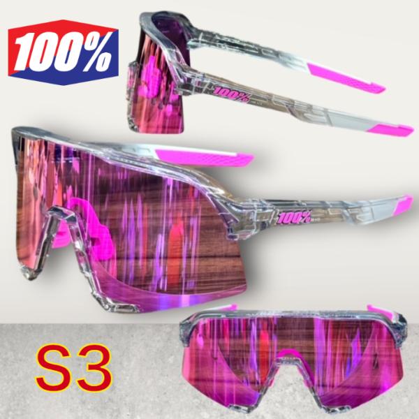 新モデル 100% S3 サテンストーム パープル ワンハンドレッド