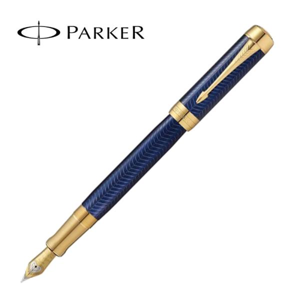 Parker DuoFold 万年筆 青色 刻印付き 特集｜伊東屋オンラインストア