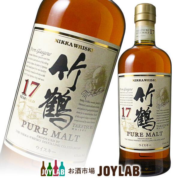 ニッカ 竹鶴 17年 700ml 箱なし ピュアモルト ウイスキー whisky : お