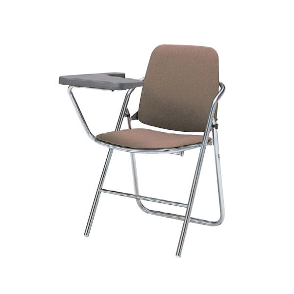 オカムラ（okamura） soldout パイプ椅子 布張り メモ台付き