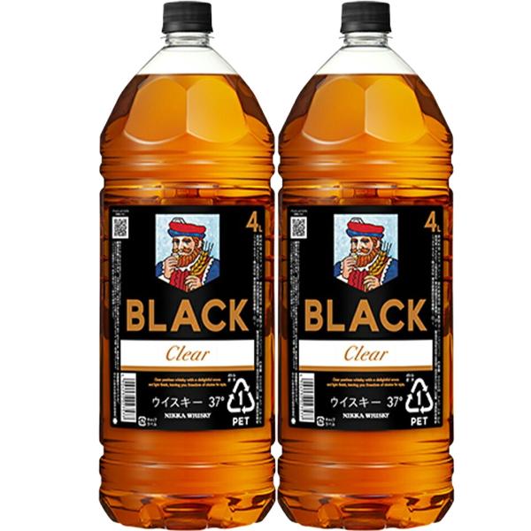 ブラックニッカ 2/5限定P3% あすつく 送料無料 ニッカ クリア 4000ml