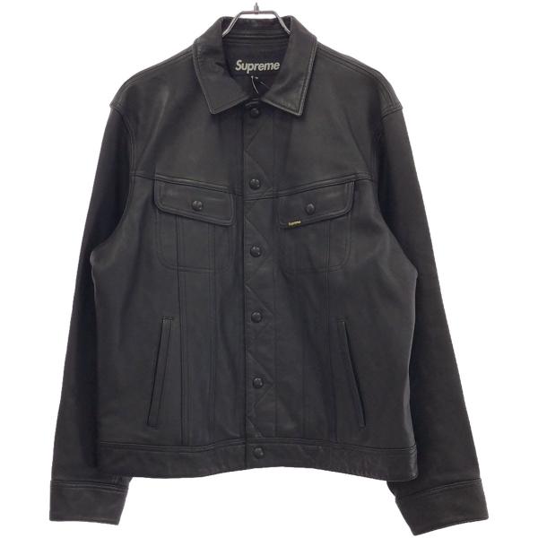 Supreme（シュプリーム） 18AW Leather Trucker Jacket レザー