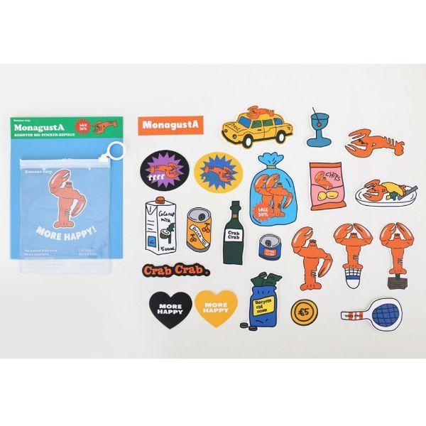 MARK'S（マークス） ビッグステッカー B・クラブ 韓国雑貨 ザリガニ 海