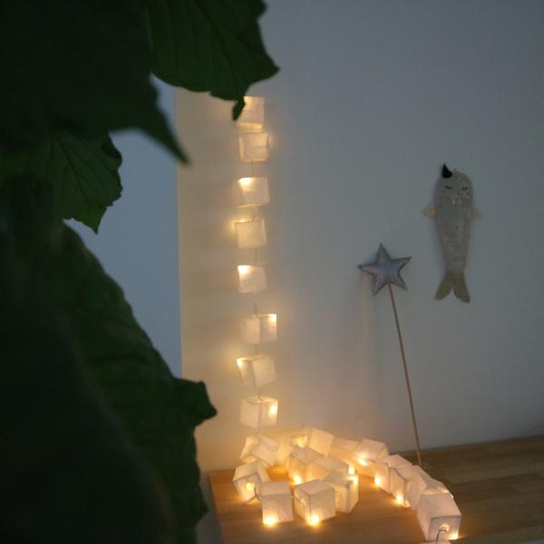 Tse＆Tse associees LED キュービスト ガーランド ランプ 25キューブ