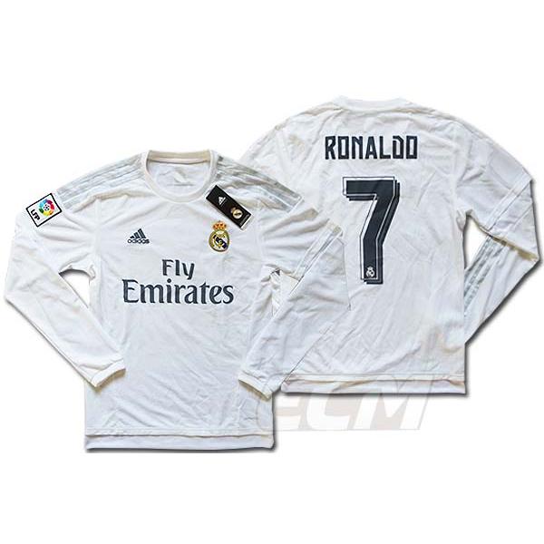 デッドストック】レアルマドリード ホーム 長袖 7番 クリスティアーノ