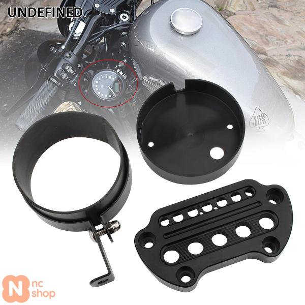 並行輸入品】 バイク用計器スピードメーターカバー移設用サイド