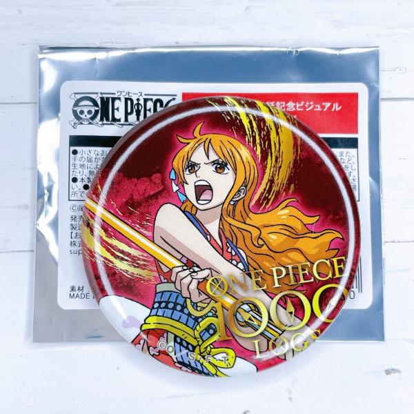 ONE PIECE ワンピース 20周年 1000話 記念 缶バッジ ナミ 【公式通販】