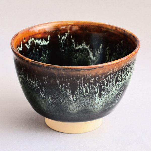 茶碗 茶道具 菰山窯 蛇蝎釉 茶碗 : 茶道具専門店 (有)菊池商店 - 通販