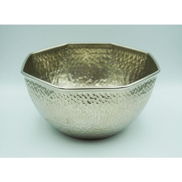 茶道具 建水 建水 八角 槌目 B級品 紙箱 : 新古茶道具 さかい ヤフー店