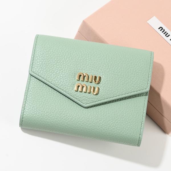 miu miu（ミュウミュウ） 財布 三つ折り 5MH040 2DT7 レディース ミニ