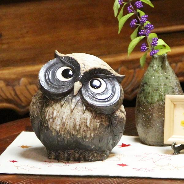 銅器 フクロウ 玄関 茶台 書房 装飾品 工芸品 置物 銅器 フクロウ 玄関