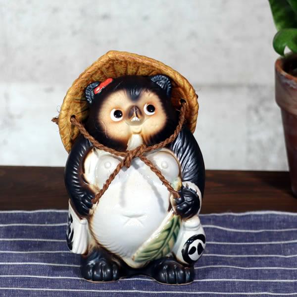 たぬき - 信楽焼 専門店しがらき 信楽焼 たぬき 置物 高さ42cm 陶器 梟