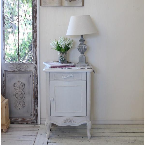 猫脚 チェスト2段 アンティーク ナイトテーブル/サイドテーブル/花台