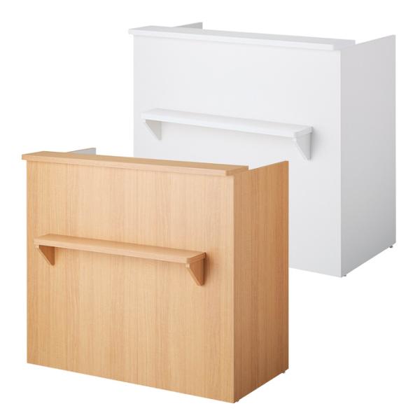 定価20万 美品 レジカウンター 木製一体型 可動棚付き