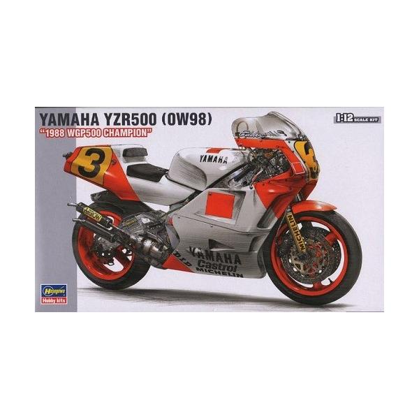 ハセガワ 1/12 ヤマハ YZR500 (0W98) 1988 WGP500 チャンピオン (模型
