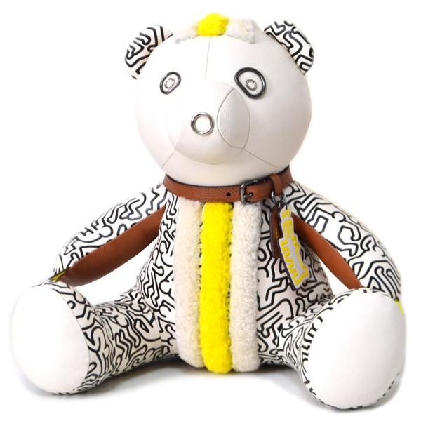 COACH コーチ テディベアー ドール ボア レザー