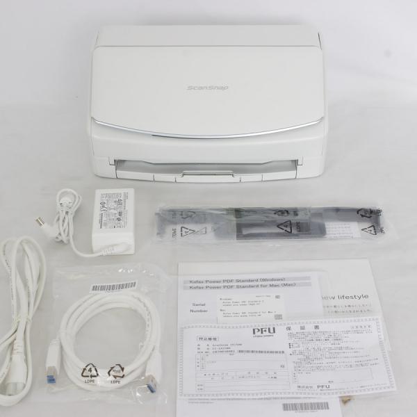 ScanSnap ix1500 ホワイト スキャナー スキャン枚数50枚 スキャナー