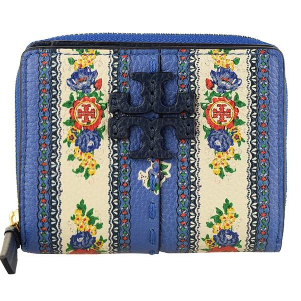 TORY BURCH（トリーバーチ） 財布 折財布 二つ折り 花柄 64372-431