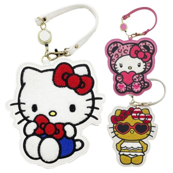 ハローキティ ダイカット サガラパスケース パスケース ホルダー