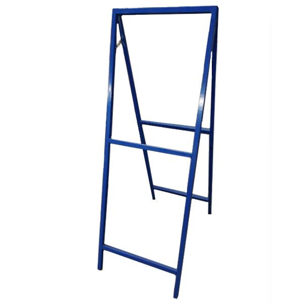 看板枠 両面タイプ 550×1400 25角 青色 Z-TT03W 工事用看板 : 資材