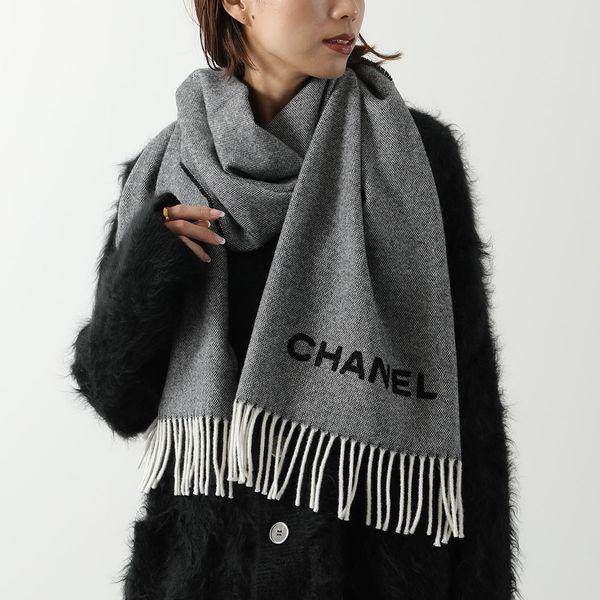 CHANEL マフラーストールカシミヤ