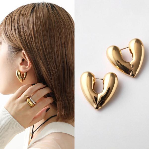 ANNIKA INEZ（アニカイネズ） ピアス Heart Hoops Lrg E926-LRG