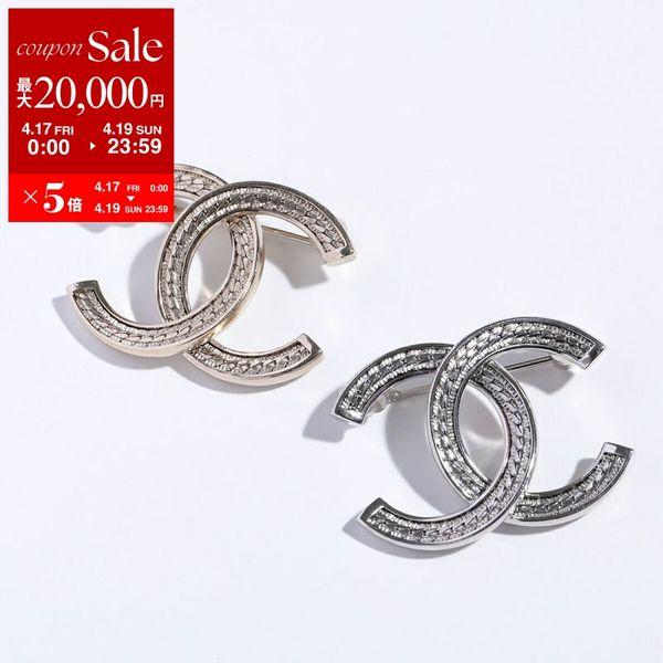 CHANEL クリスタル安全ピンブローチ T&T CHANEL クリスタル安全ピン
